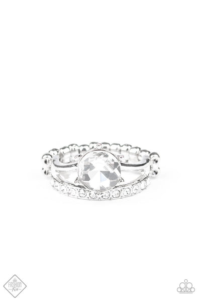 Center Stage Shimmer - Ring - Fashion Fix - Paparazzi