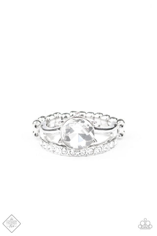Center Stage Shimmer - Ring - Fashion Fix - Paparazzi