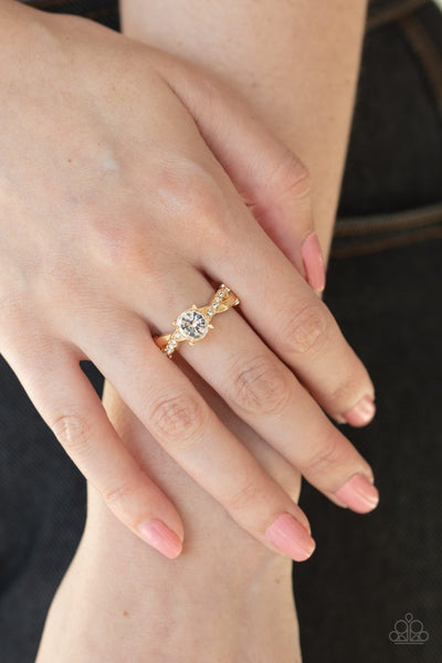 Prim and Proper - Gold Ring - Paparazzi
