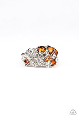 Sparkle Bust - Brown Ring - Paparazzi