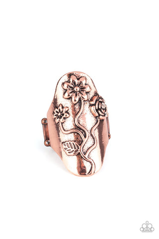 Garden Soul - Copper Ring - Paparazzi