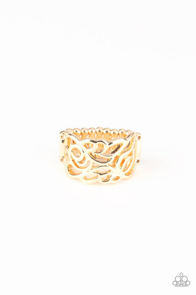 Ivy Leaguer - Gold Ring - Paparazzi