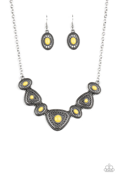 Totally TERRA-torial - Yellow Necklace - Paparazzi