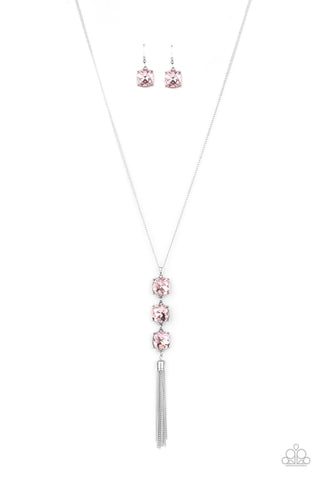 GLOW Me The Money! - Pink Necklace - Paparazzi