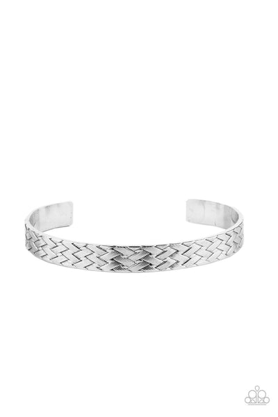 Mind Games - Silver Bracelet - Cuff - Paparazzi