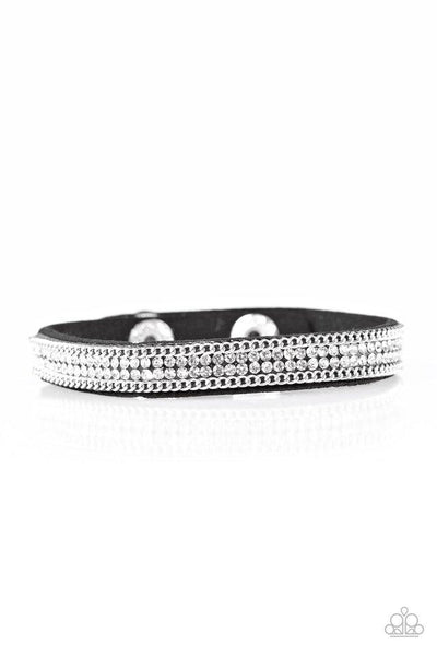 Babe Bling - Black Snap Bracelet - Paparazzi