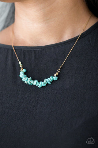 Back To Nature - Blue Necklace - Paparazzi