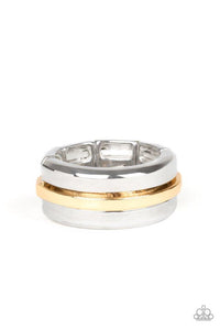 Battle Tank - Silver Ring - Men's - Paparazzi