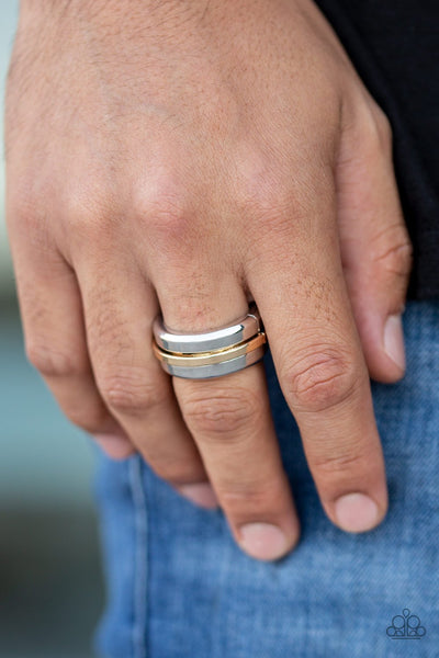 Battle Tank - Silver Ring - Men's - Paparazzi