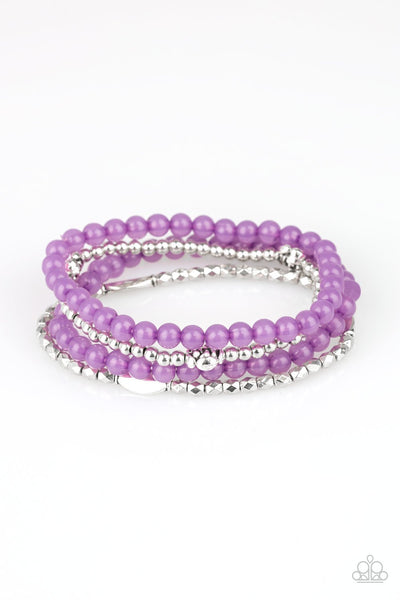 Blooming Buttercups - Purple Bracelet - Paparazzi