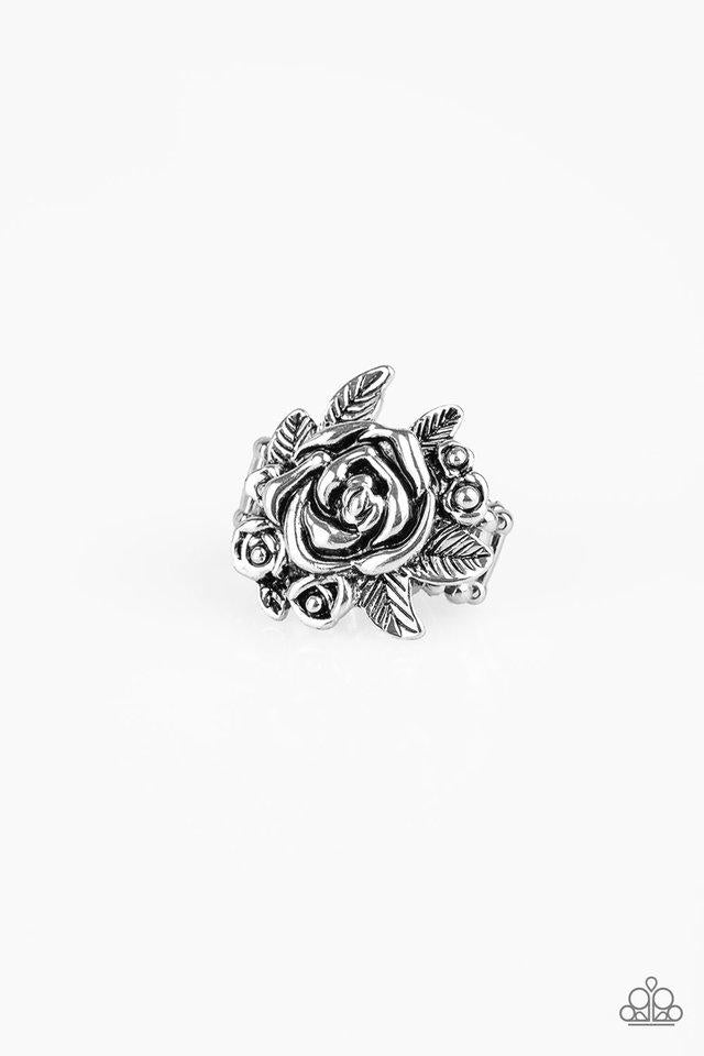 Bouquet Bonanza - Silver Ring - Paparazzi