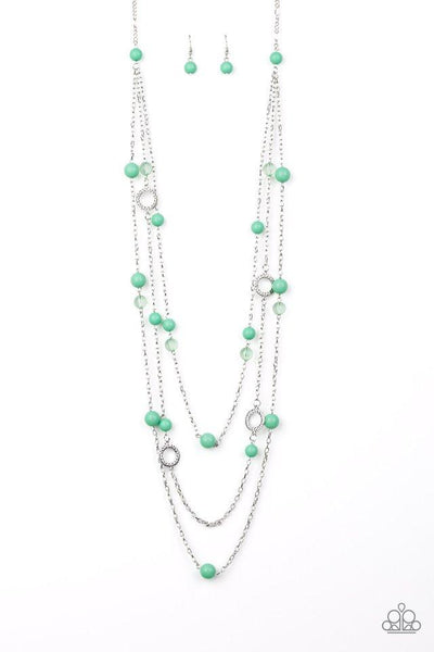 Brilliant Bliss - Green Necklace - Paparazzi