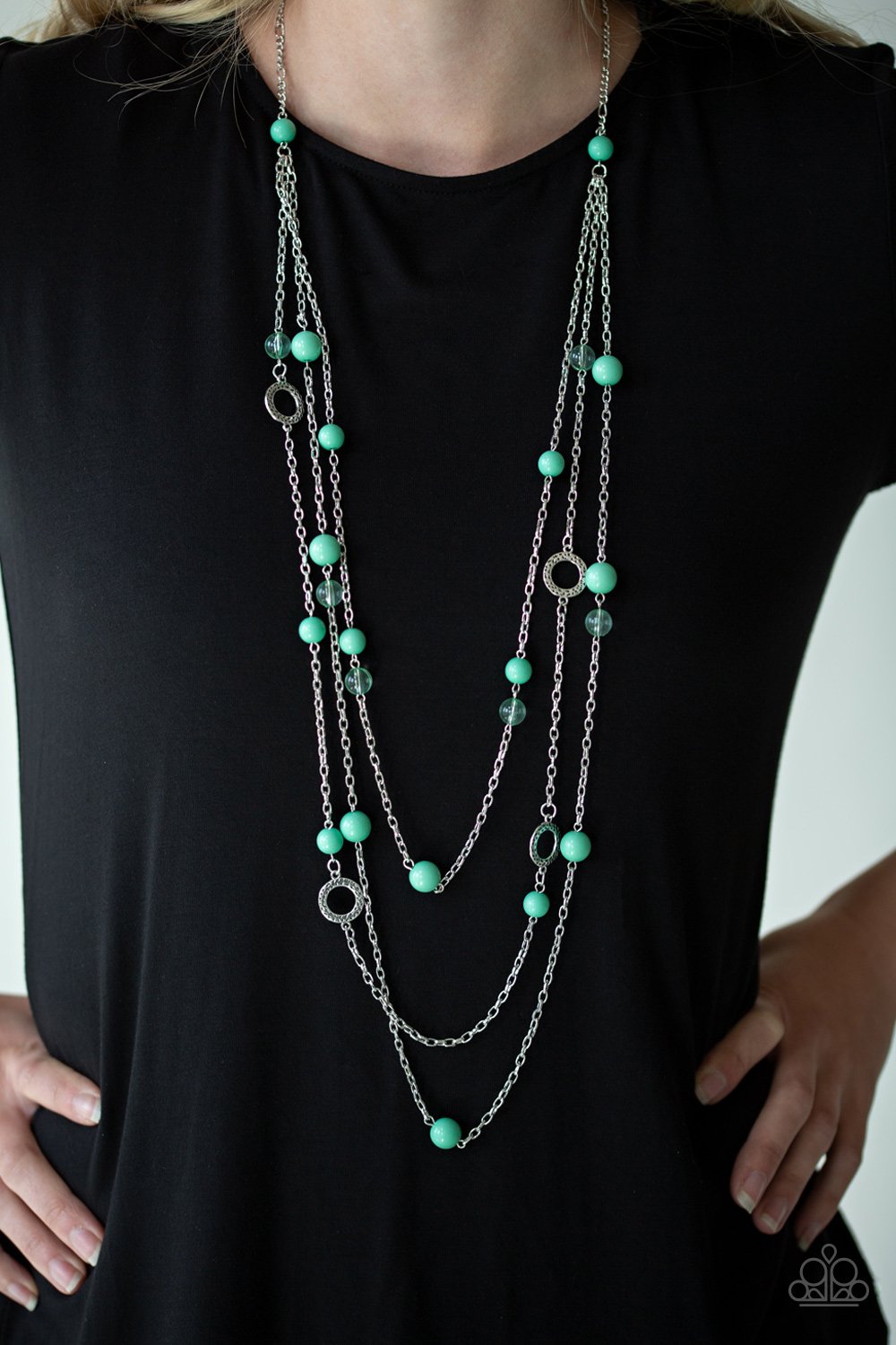 Brilliant Bliss - Green Necklace - Paparazzi