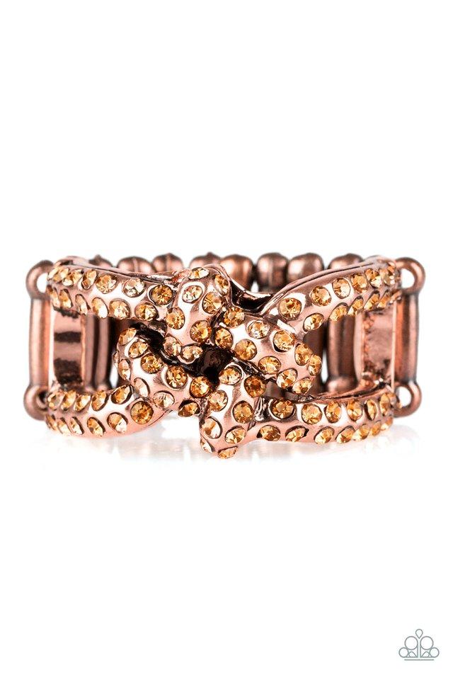 Can Only Go UPSCALE From Here - Copper Ring - Paparazzi