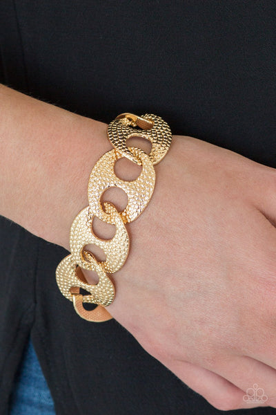 Casual Connoisseur - Gold Bracelet - Paparazzi