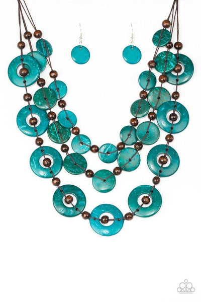 Catalina Coastin - Blue Necklace - Paparazzi