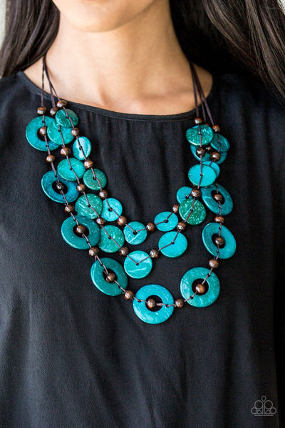 Catalina Coastin - Blue Necklace - Paparazzi