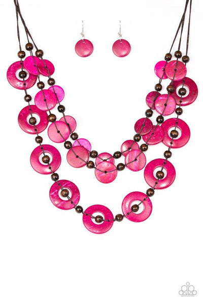 Catalina Coastin - Pink Necklace - Paparazzi