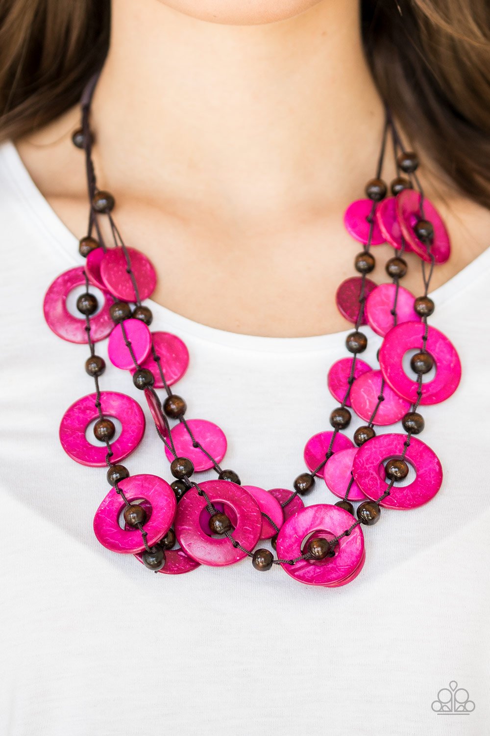 Catalina Coastin - Pink Necklace - Paparazzi