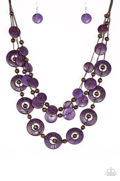 Catalina Coastin - Purple Necklace - Paparazzi