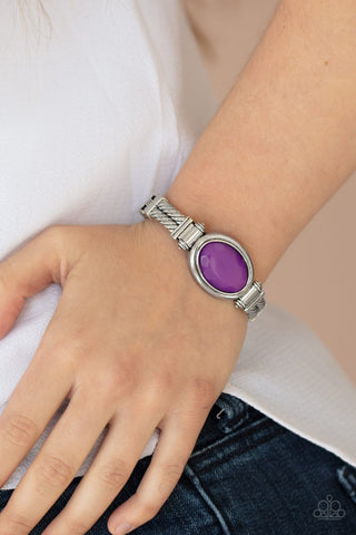 Color Coordinated - Purple Bracelet - Paparazzi