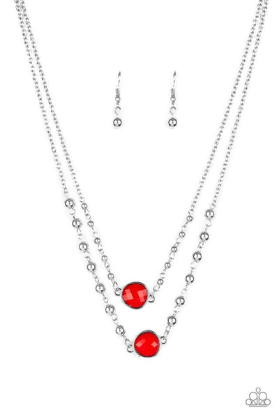 Colorfully Charming - Red Necklace - Paparazzi