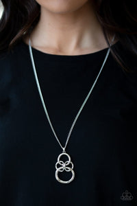 Courageous Contour - Silver Necklace - Paparazzi