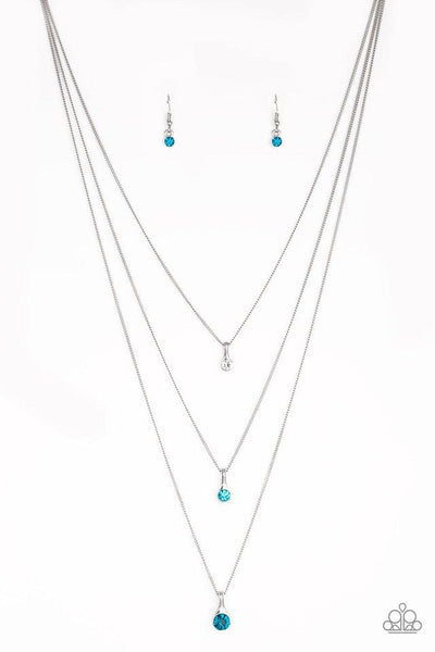 Crystal Chic - Blue Necklace - Paparazzi