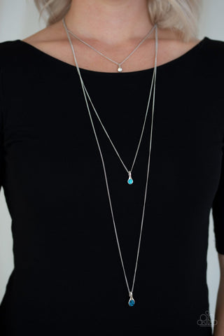 Crystal Chic - Blue Necklace - Paparazzi