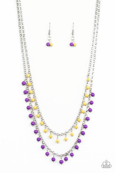 Dainty Distraction - Purple Necklace - Paparazzi