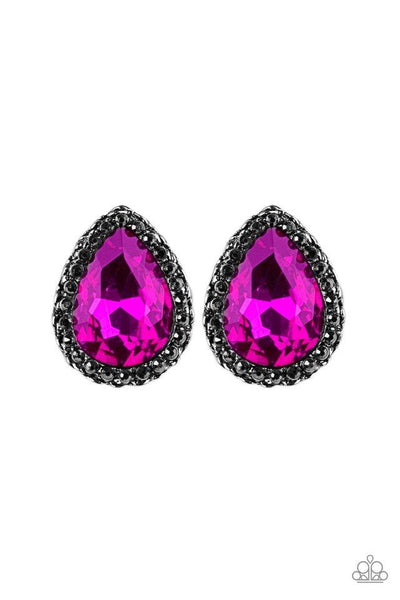 Dare To Shine - Pink Earring - Paparazzi