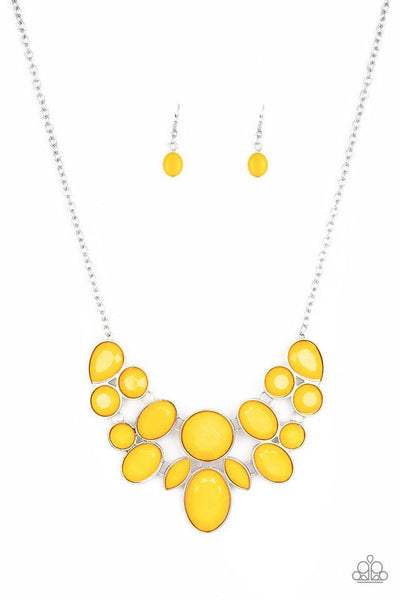 Demi-Diva - Yellow Necklace - Paparazzi