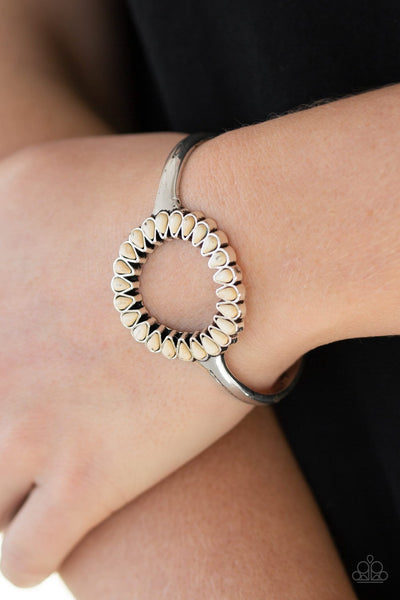 Divinely Desert - White Bracelet - Paparazzi