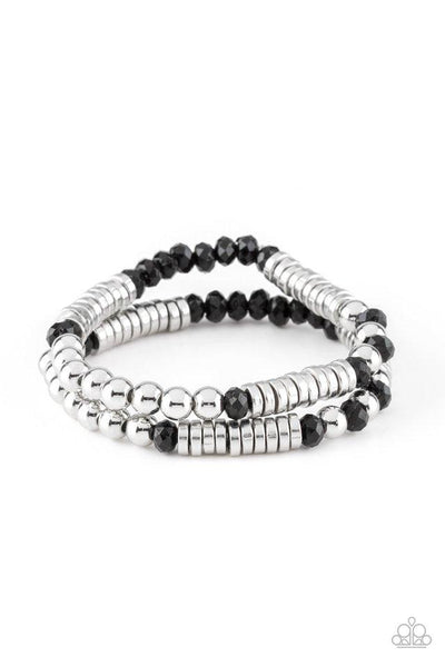 Downright Dressy - Black Bracelet - Paparazzi