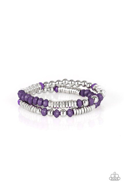 Downright Dressy - Purple Bracelet - Paparazzi