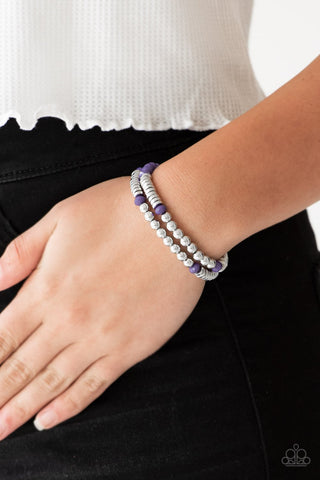 Downright Dressy - Purple Bracelet - Paparazzi