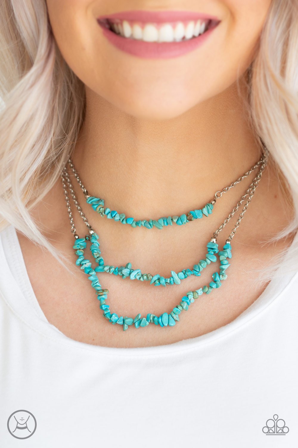 Eco Goddess - Blue Necklace - Paparazzi