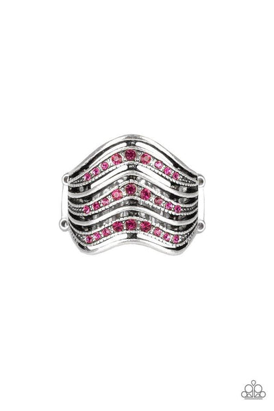 Fashion Finance - Pink Ring - Paparazzi