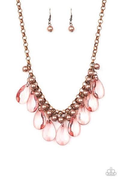 Fashionista Flair - Copper Necklace - Paparazzi