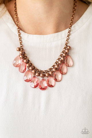 Fashionista Flair - Copper Necklace - Paparazzi