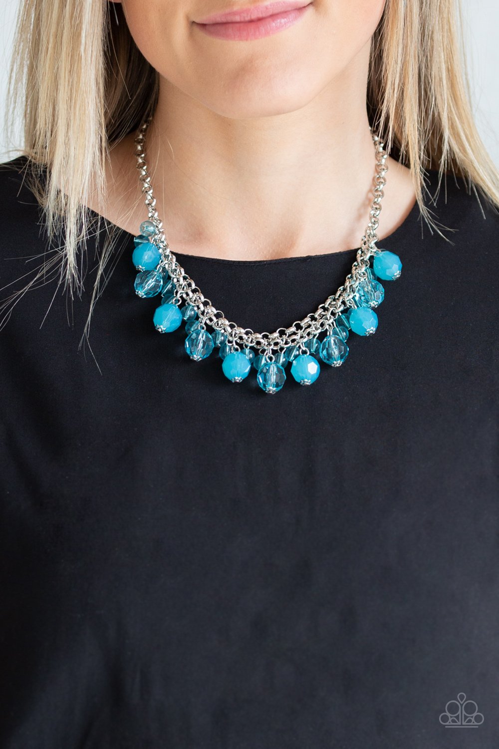 Fiesta Fabulous - Blue Necklace - Paparazzi