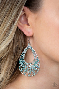 Flamingo Flamenco - Blue Earring - Paparazzi