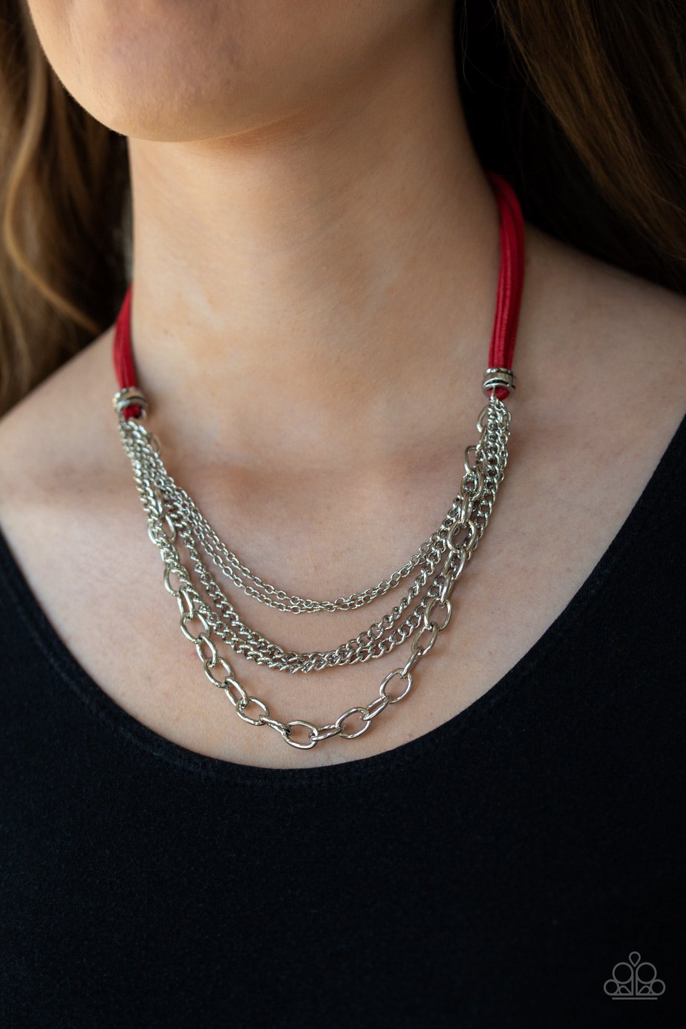 Free Roamer - Red Necklace - Paparazzi