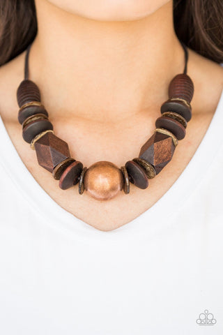 Grand Turks Getaway - Copper Necklace - Paparazzi