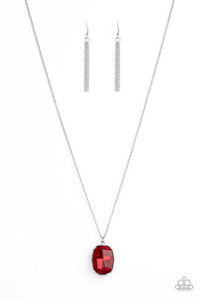 Imperfect Iridescence - Red Necklace - Paparazzi