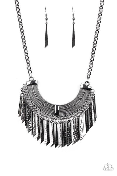 Impressively Incan - Black Necklace - Paparazzi