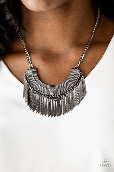 Impressively Incan - Black Necklace - Paparazzi