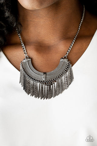 Impressively Incan - Black Necklace - Paparazzi