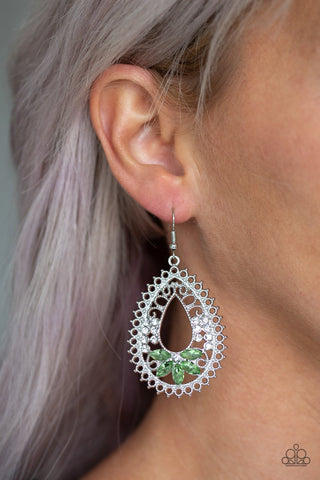 Instant REFLECT - Green Earring - Paparazzi