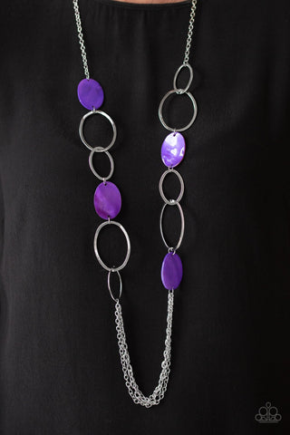 Kaleidoscope Coasts - Purple Necklace - Paparazzi